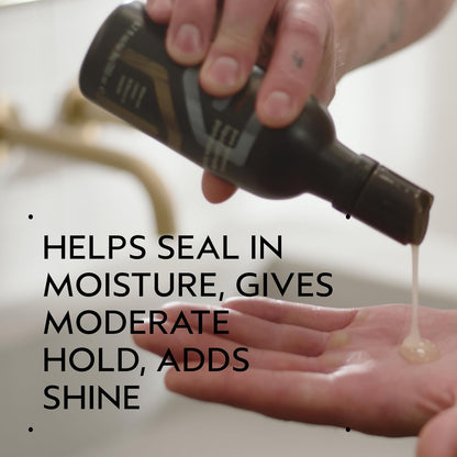 AVEDA Men Pure-Formance Liquid Pomade | Medium Hold | Lightweight Formula | Adds Shine and Seals In Moisture |94% Naturally Derived, 6.7 Fl Oz
