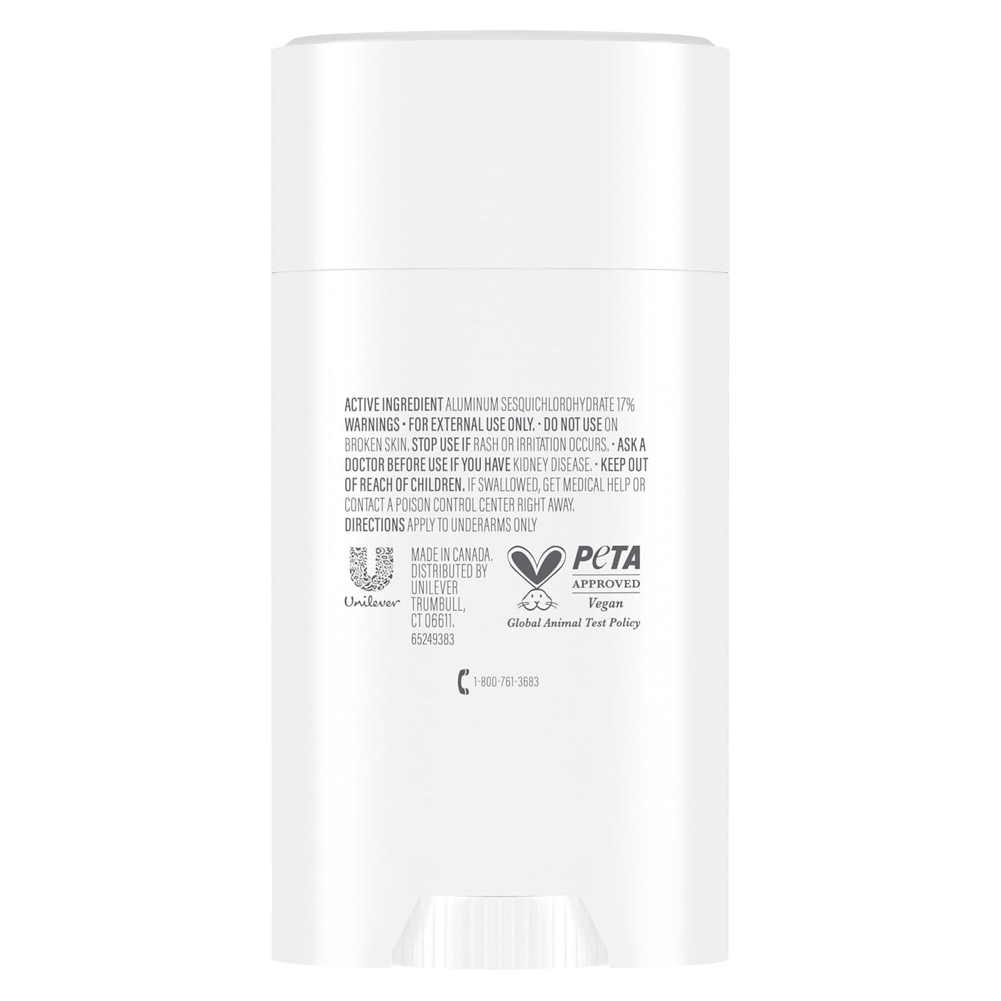 Dove Clinical + Care Antiperspirant Deodorant Stick for Women, 96H Clinical Strength Sweat & Odor Protection, With Nourishing Serum, Fresh Peach with Fruity Scent, 2.6 oz
