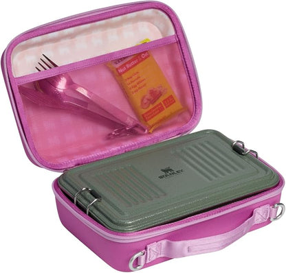 STANLEY All Day Mini Lunch Box | 4.2-quart | EVA Insulated Lunch Bag | Crush Resistant | Adjustable Strap | BPA-Free | Dark Blossom