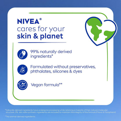 NIVEA Dewy Lip Balm with Hyaluronic Acid, Lightweight and Ultra-Hydrating for All Day Moisture, Leaves Visibly Less Noticeable Lip Lines and No Waxy Feel, 0.18 Oz, Pack of 48