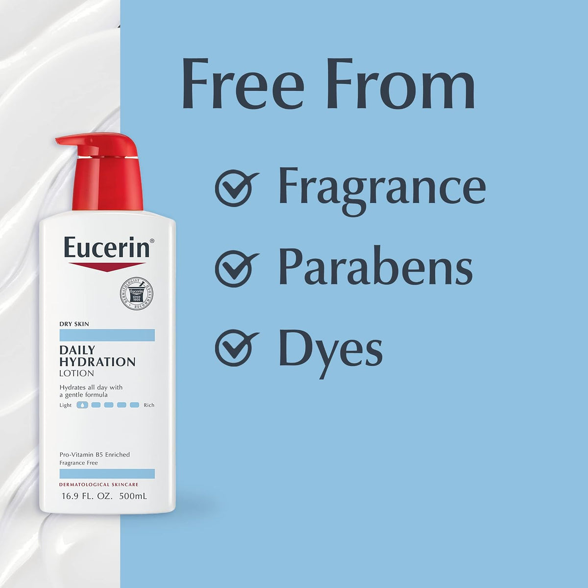 Eucerin Daily Hydration Lotion, Multipack, 3 x 16.9 Fl OZ