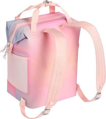 STANLEY Madeleine Soft Cooler Backpack, 14 qt, Sunset Spiral