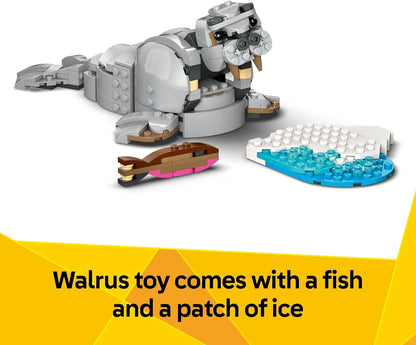 LEGO Creator 3 in 1 Wild Animals: Majestic Rhino with Birds Building Toys for Kids - Safari Pretend Play Toys for Girls & Boys, Ages 9+ - Gift for Birthdays - 31171