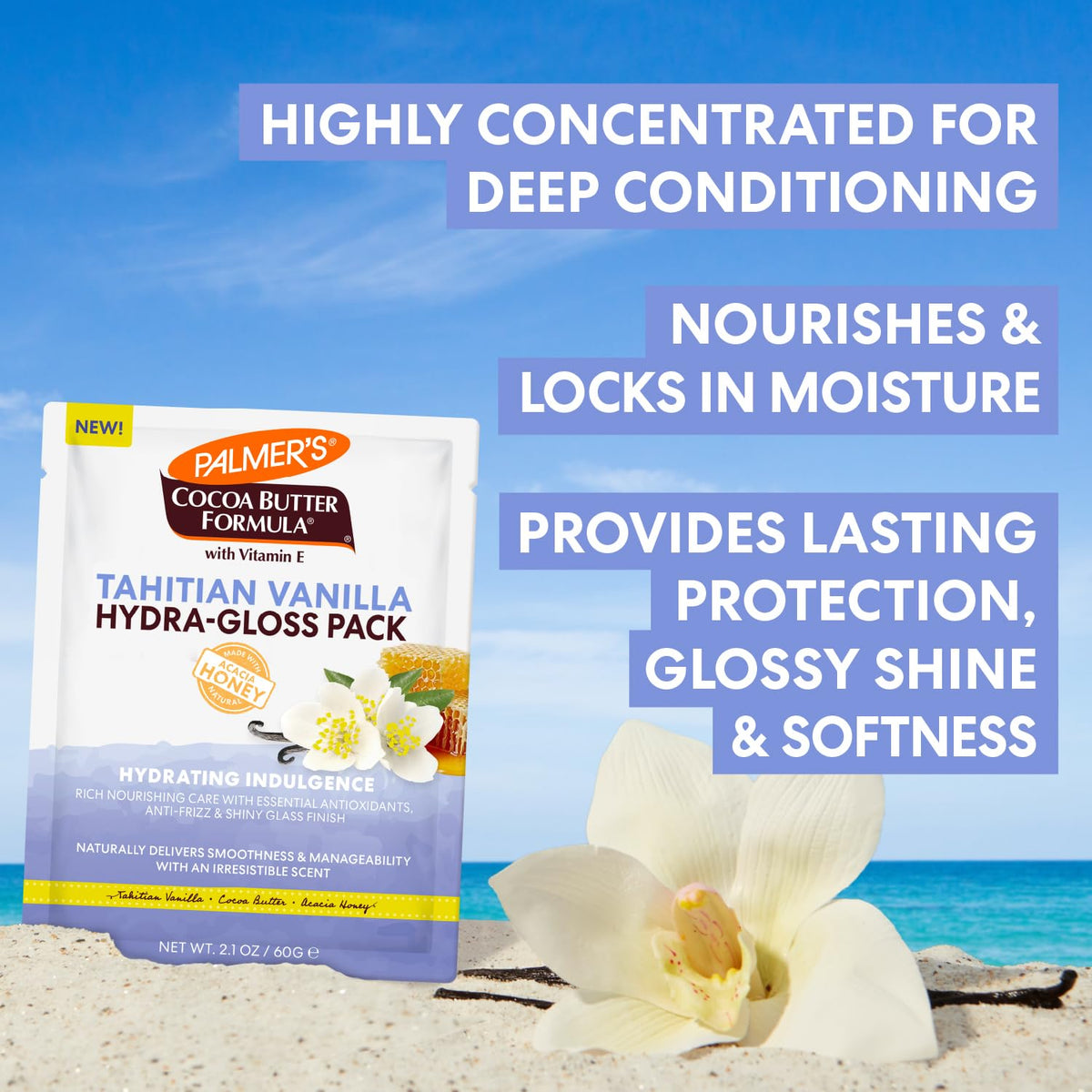 Palmer's Tahitian Vanilla Hydra-Gloss Conditioning Treatment (2.1 Fl Oz)