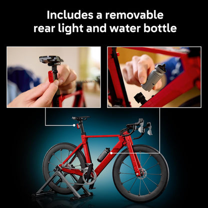 LEGO Icons Road Bike - Building Set for Adults, Ages 18+ - Model Racing Bike with Realistic Details - Home Office or Desk Decor - Gift for Men & Women - 11380