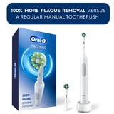 Oral-B Toothbrush, Pro 1000 Rechargeable Electric Toothbrush, White, 1 Count, Adults and Children 3+