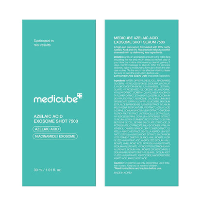 medicube Exosome Shot Azelaic Acid 7,500 PPM Spicule Facial Serum (Pack of 2)