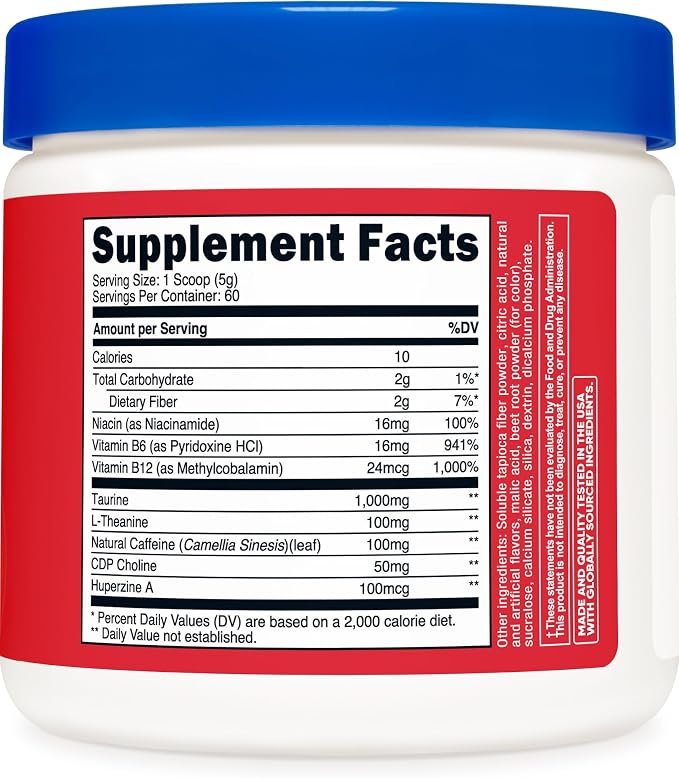 Nutricost Energy Complex (Fruit Punch) 60 Servings