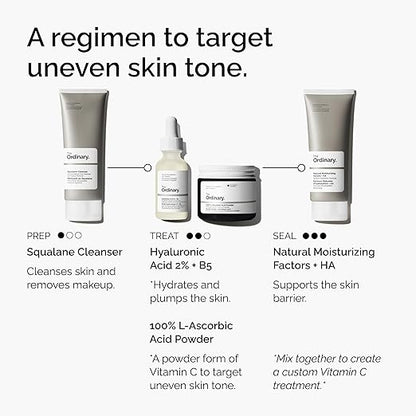 The Ordinary 100% L-Ascorbic Acid Powder, Vitamin C Treatment for Anti-Aging, 0.7 Ounce