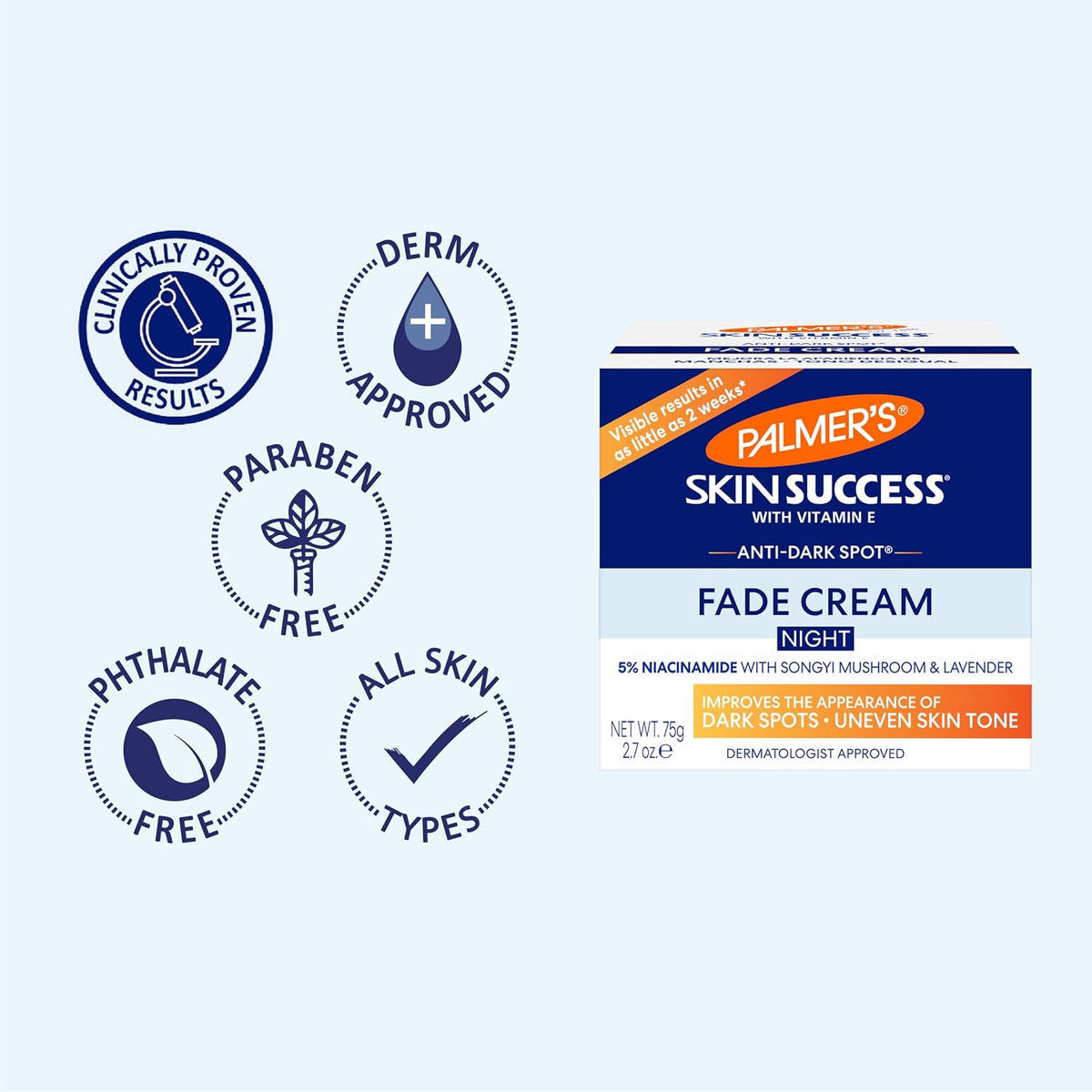 Palmer's Skin Success Anti-Dark Spot Nighttime Fade Cream (2.7 Oz)