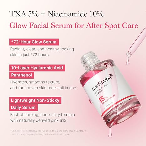 medicube TXA Duo - TXA Niacinamide Glow Serum and Capsule Cream