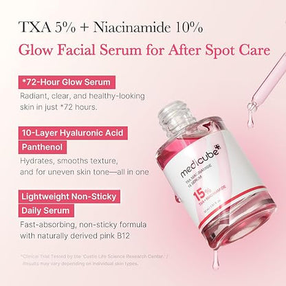 medicube TXA Duo - TXA Niacinamide Glow Serum and Capsule Cream