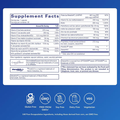 Pure Encapsulations Multi T/D, 60 Capsules
