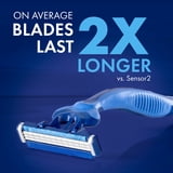 Gillette Sensor3 Smooth Shave Men's Disposable Shaving Razors, 7 Count