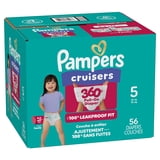 Pampers Cruisers 360 Baby Diapers 360 Size 5, 56 Count (Select for More Options)