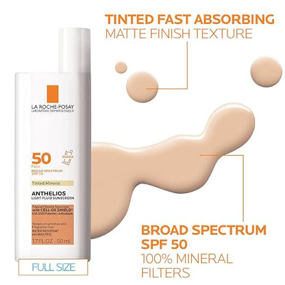 La Roche-Posay Skin Care Set, Tinted Sunscreen SPF 50 & Cleanser