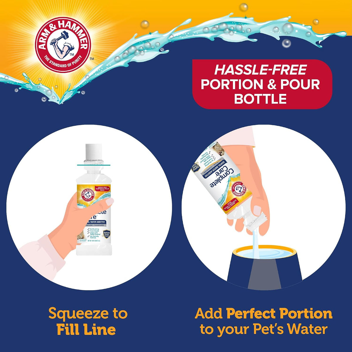 Arm & Hammer, Dental Water Additive, Dog Breath Freshener, 16 Fl Oz