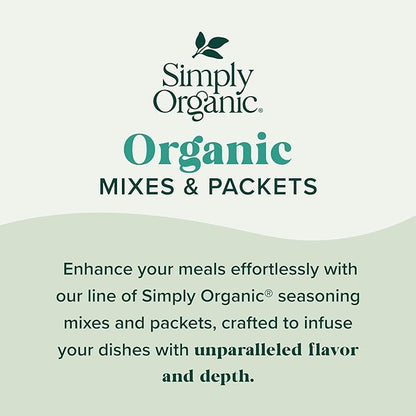 Simply Organic Dip Mix Guacamole - 0.8 oz - 2 pc