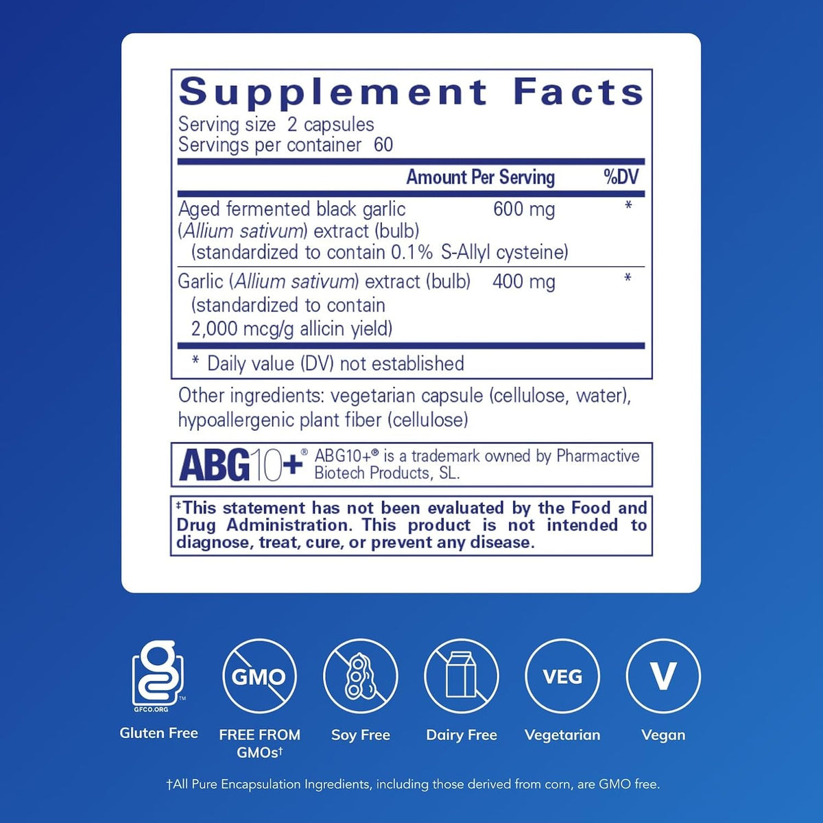 Pure Encapsulations Garlic Complex, 120 Capsules