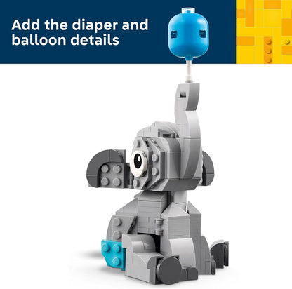 LEGO Baby Elephant in the Sky - Building Set for Adults, Ages 18+ - Nursery Decor for New Parents - Gift for Baby Showers for a Boy or Girl - 40814