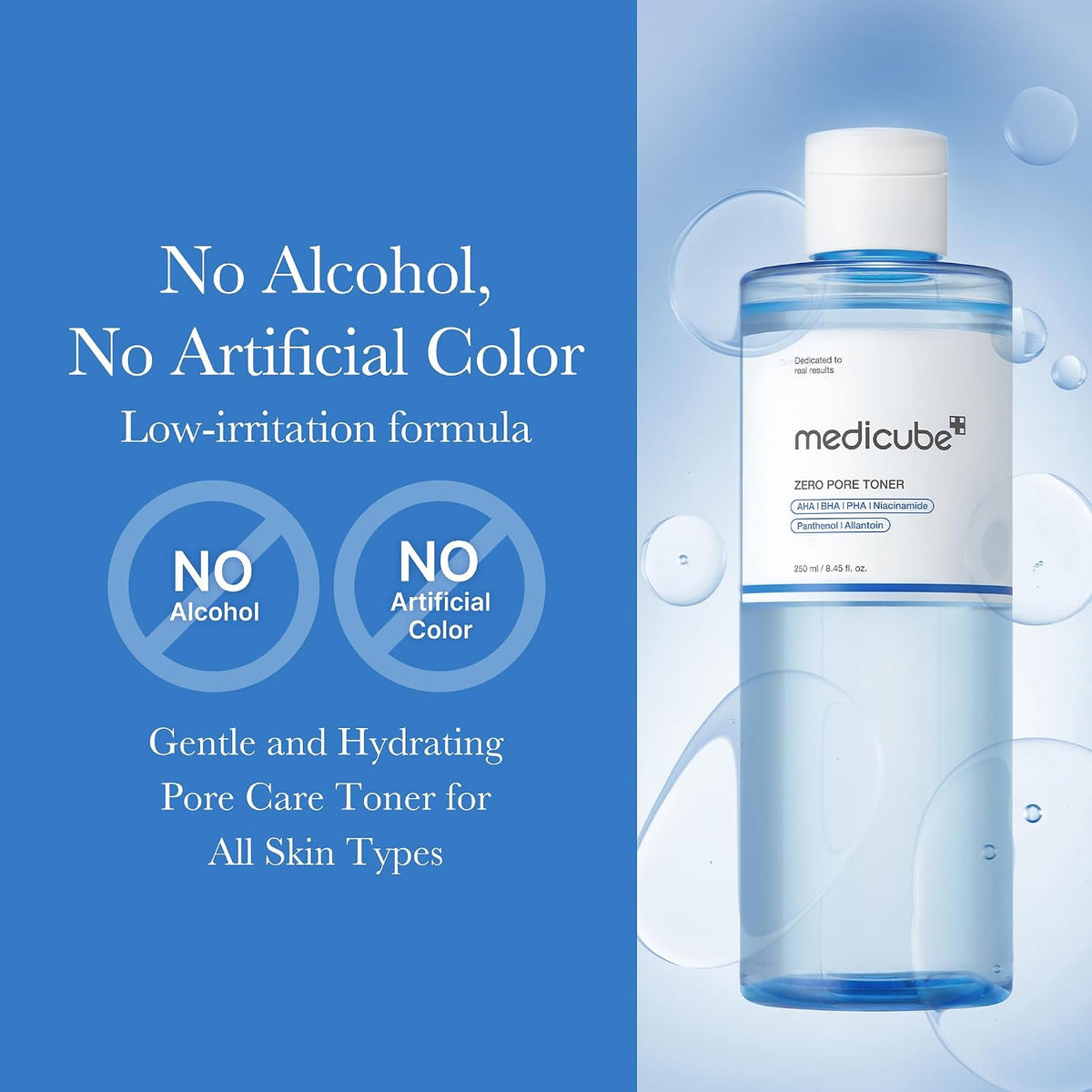 medicube Zero Pore Exfoliating & Hydrating Toner (Pack of 2)
