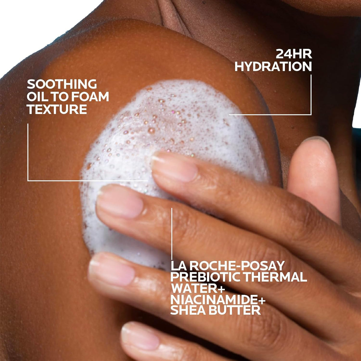 La Roche-Posay Lipikar AP+ Gentle Foaming Cleansing Oil, with Shea Butter