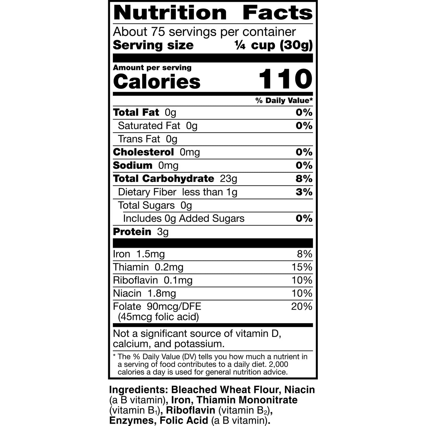 (8 pack) Gold Medal All Purpose Flour, Baking Flour, 5 lb Bag