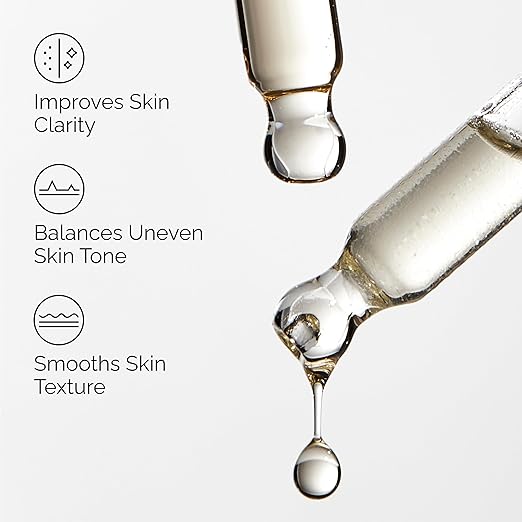 The Ordinary Mandelic Acid 10% + Hyaluronic Acid, Gentle Exfoliating Serum for Clarity and Hydration, 1 Fl Oz