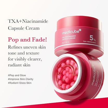 medicube Capsule Cream Trio - TXA, Deep Vitamin C, PDRN Capsule Cream