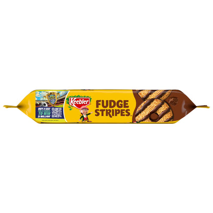 (12 pack) Keebler Fudge Stripes, Original Shortbread Cookies Coated in Keebler Fudge, 11.5 oz