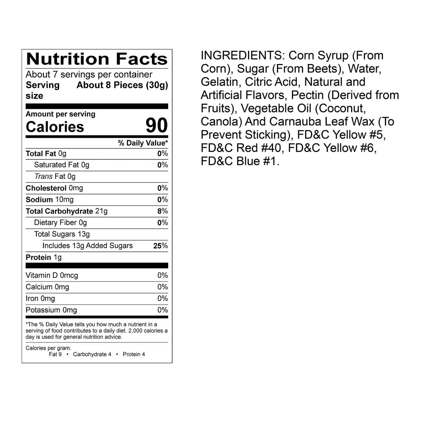 (6 pack) Albanese World’s Best 12 Flavor Gummi Bears, 7.5oz Regular Size, Gluten Free