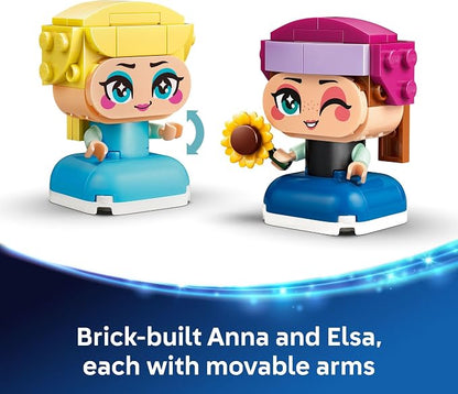 LEGO Disney Frozen Mini Anna & Elsa Toys - Building Set for Girls & Boys, Ages 5+ - Frozen Toys for Pretend Play or Bedroom Decor - Gifts for Birthdays - 43284