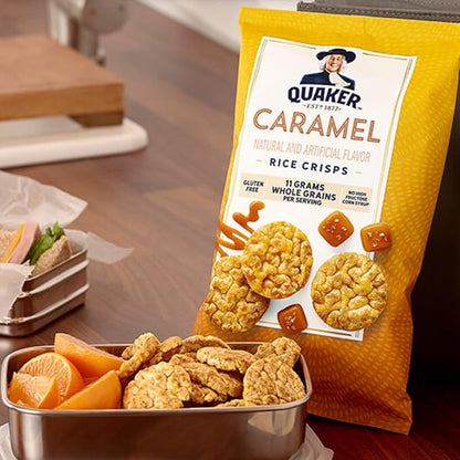 Quaker Rice Crisps, Caramel Corn, 7.04 oz Bag