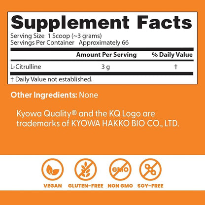 Doctors Best L-Citrulline Powder, Nitric Oxide Metabolism Support, 7 oz