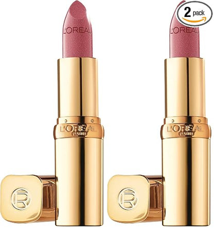 L'Oreal Paris Colour Riche Original Creamy, Hydrating Satin Lipstick with Argan Oil and Vitamin E, Sugar Plum, 1 Count (Pack of 2)