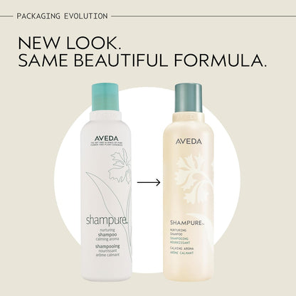 AVEDA Shampure Nurturing Shampoo for Fine to Medium Hair | Gently Cleanses and Nourishes Hair | With Abyssinian Oil | Calming Aroma of Lavender & Ylang Ylang | 96% Naturally Derived*