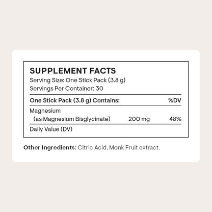 THORNE Magnesium Bisglycinate, Powdered Magnesium Formula, 30 Servings