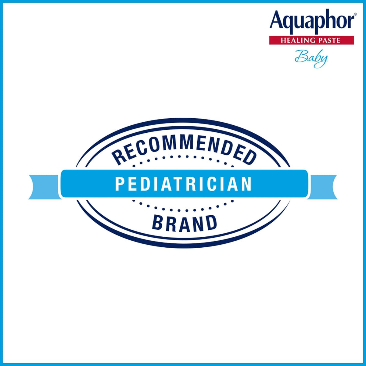 Aquaphor Baby Diaper Rash Paste with Zinc Oxide, Talc Free, 3.5 OZ