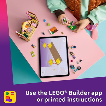 LEGO Friends Nature Glamping Cabin 42682 | Building Toys for Girls & Boys, Ages 6+, Dollhouse Cabin W/ 2 Minidolls for Pretend Play, 295 pieces, Gift For Birthdays