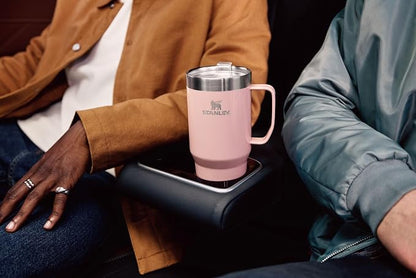 STANLEY The Everyday Suburban Mug | 16 oz | Drink Through Lid | Cup for Coffee, Tea and Drinks | Insulated Stainless Steel Coffee Mug | BPA-Free | Peach Rose Gloss