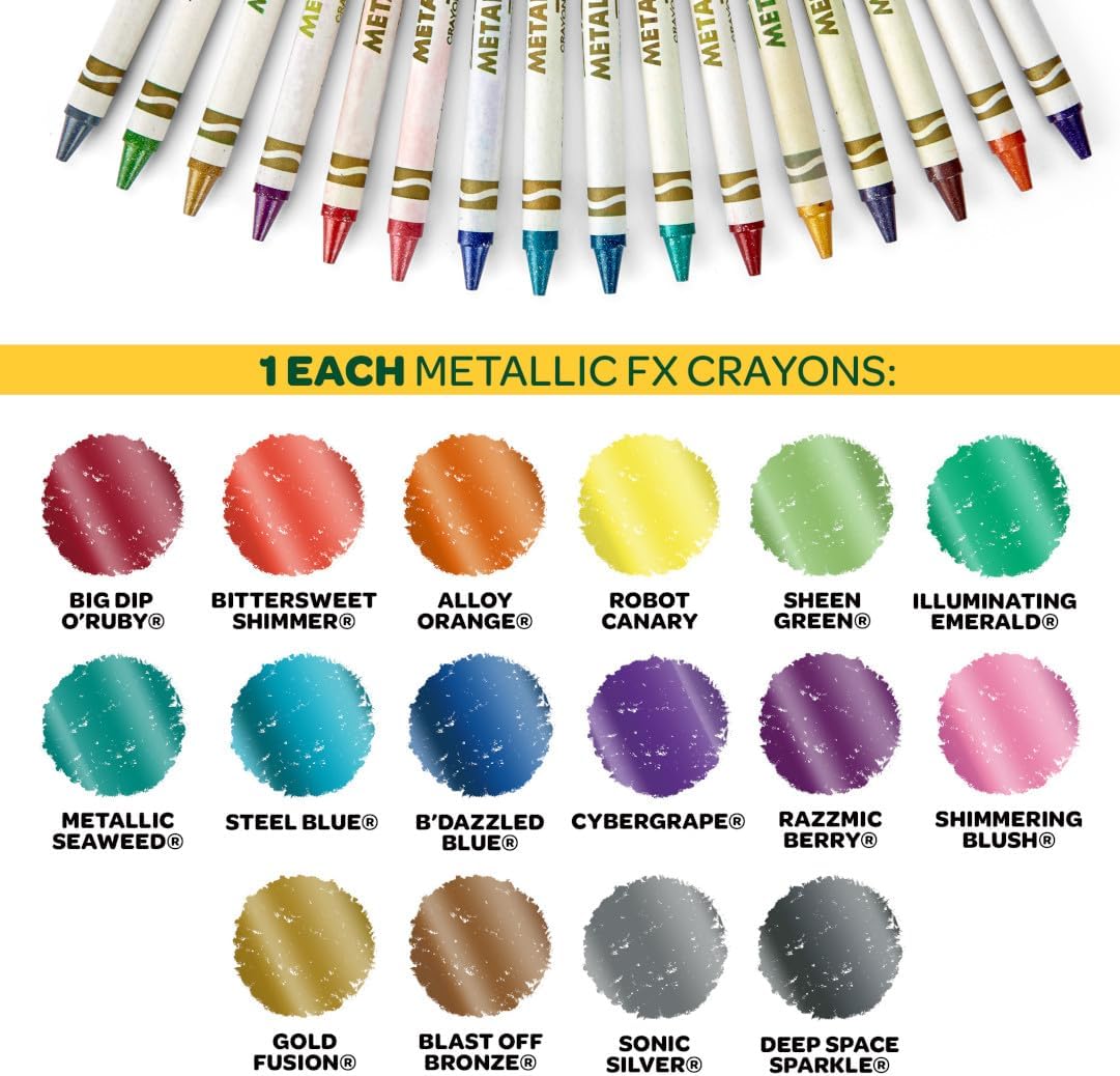 Crayola Ultimate Crayon Box Collection (152ct), Cute School Supplies for Kids, Bulk Crayons Caddy, Kindergarten & Elementary Classroom Must Haves, Ages 3+