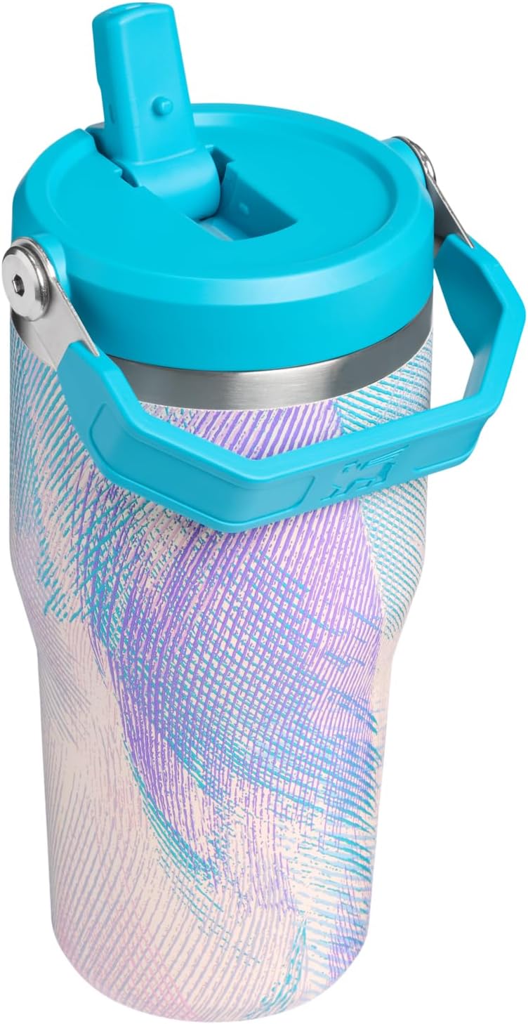 STANLEY IceFlow 2.0 Flip Straw Tumbler, 20 oz, Sea Glass Plume