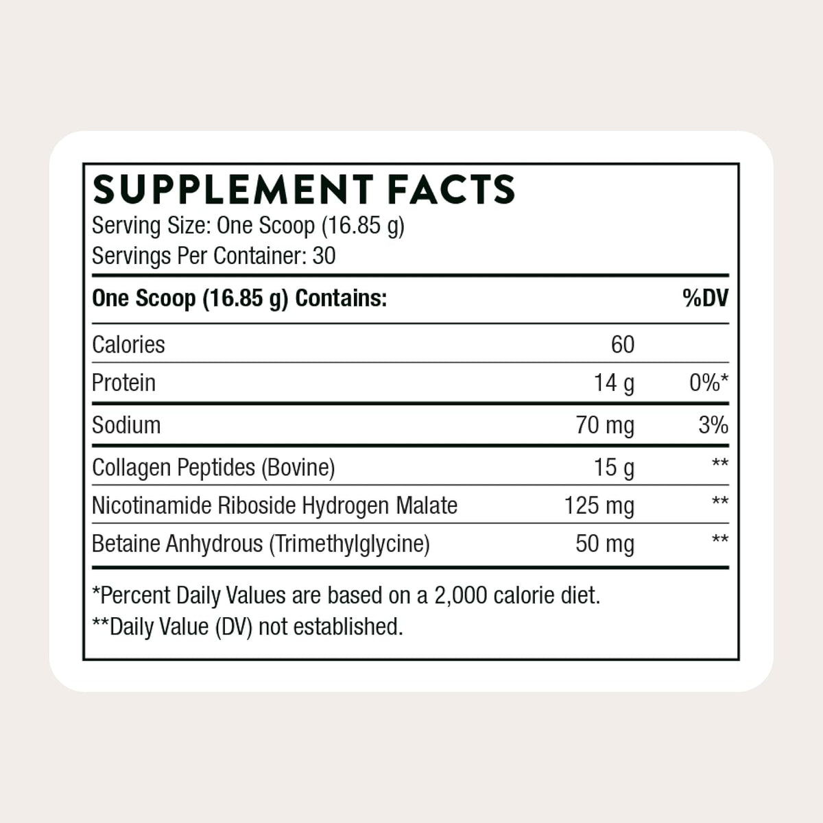 THORNE Collagen Fit, Grass-Fed Collagen Peptides with NR, 30 Servings