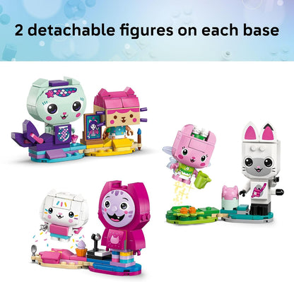LEGO Gabby’s Dollhouse Gabby’s Brick-Built Cat Friends Building Toy for Girls & Boys - Pretend Play Set W/6 Animal Toy Figures for Kids, Ages 6+ - Gift Idea for Birthdays - 11215