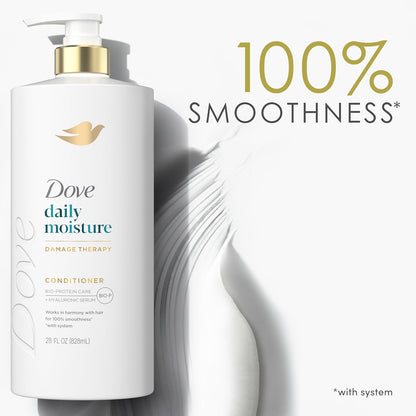 Dove Conditioner 4 Pack Intensive Repair for Damaged Hair with Bio-Protein Care Technology and Amino Serum 28 Fl Oz