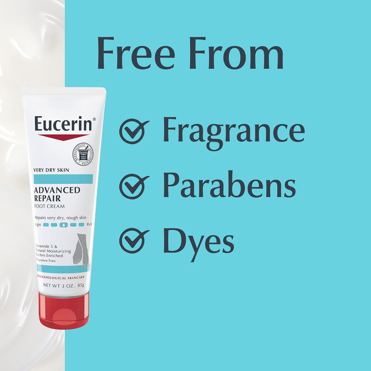 Eucerin Advanced Repair Foot Cream with Urea, Multipack, 12 x 3 OZ