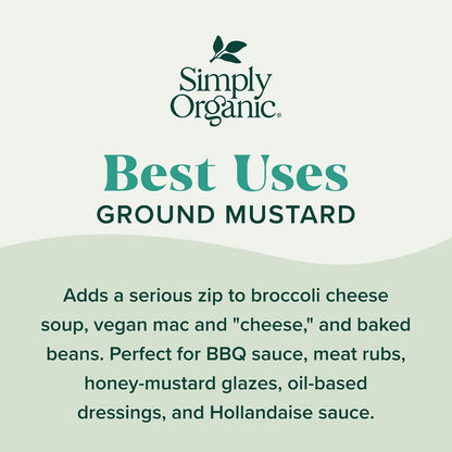 Simply Organic, Mustard Ground Organic, 3.07 Ounce