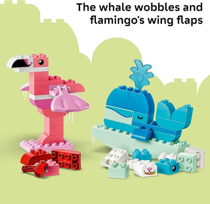 LEGO DUPLO Town Animal Building Game 10472 | Building Toys for Toddlers, Ages 3+, Sturdy Build for Pretend Play, Develops Fine Motor Skills, 94 pieces, Gift for Birthdays