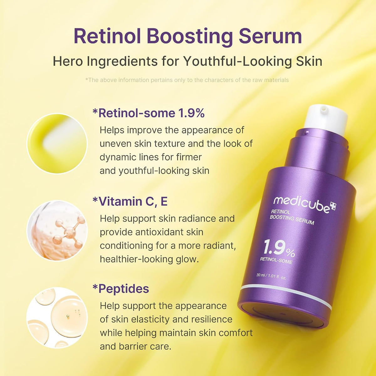 medicube Retinol & Vitamin C Radiance Duo: Retinol Boosting Serum and Deep Vita Capsule Cream | Peptides, Vitamin C Capsules for Fimer-Looking Skin, Radiance and Dull Skin | Korean Skincare