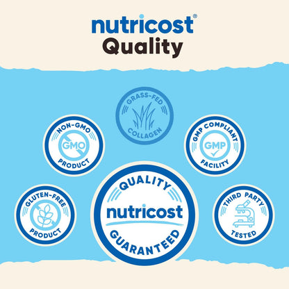 Nutricost Collagen Peptides Powder 1LB (454 G), Grass Fed Bovine